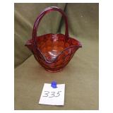 Art glass basket
