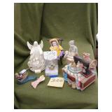 Music box, angels, figurines, etc
