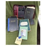 Bibles, songs, journals