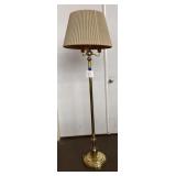 Brass floor lamp