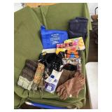 Bags, purse, wallet, scarves, gloves, etc