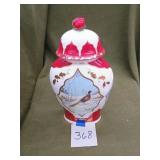 24k gold trimmed urn