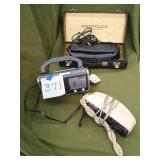 Weather radio, phone, antenna, bag, box