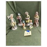 Hummel type figurines