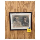 Antique picture of girls