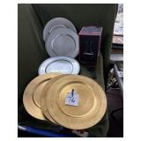 Decanter, cork remover, chargers