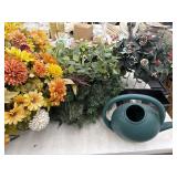 Flower pots, water cans, wreaths, etc