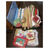 Gift wrapping items and holiday items