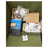 GPS, electronic cords, router