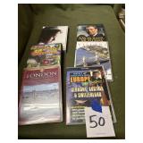 Slides, binoculars, DVDs, box