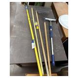 rake, squegee, buld changer, etc