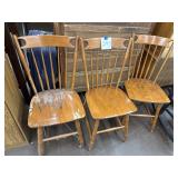 Spindle back chairs