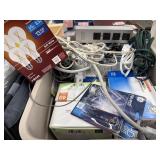 Light bulbs, ext cords, etc