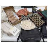 Umbrellas, purses, sash, crown, etc