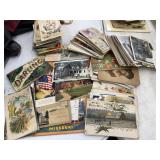 Antique postcards, souvenir pictures