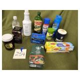 Rugs, cushion, cleaner, food