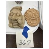 Clay faces