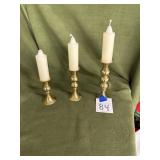 Brass candlesticks