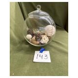 Bowl and balls decor