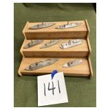 Miniature boats and display