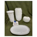 West Germany vase set