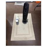 Fan, rug, dustbuster