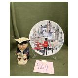 Toby mug, British plate