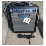 Amplifier, microphone