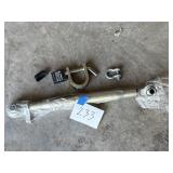 Top link, clevis, lock