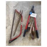 pruners, saws