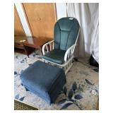 Glider and ottoman