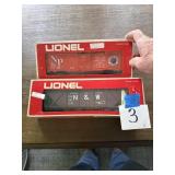 Lionel train cars