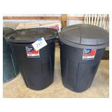 trash cans