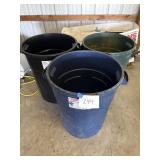 trash cans