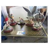 Porcelain bird figurines