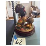 Porcelain turkey figurine