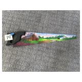 Painted saw