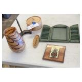 Vase, tile, frame, basket, stand
