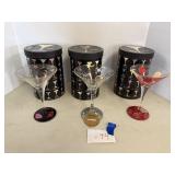 Martini glasses