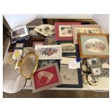 Picture frames, mirrors, etc