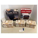Pizzelle, griddle, butter warmers