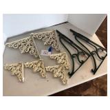 Cast iron shelf brackets