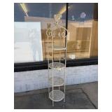 Wrought iron shelf