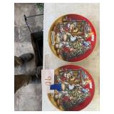 Christmas plates