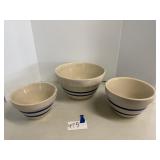 Roseville crock bowls