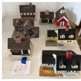 Ceramic Christmas buildings