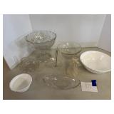 Milk glass and glassware