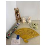 Rabbits, bears, kaleidoscope, fan, toy