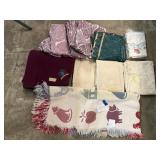 Curtains, throws, pillow cases