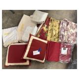 Pillows, curtains